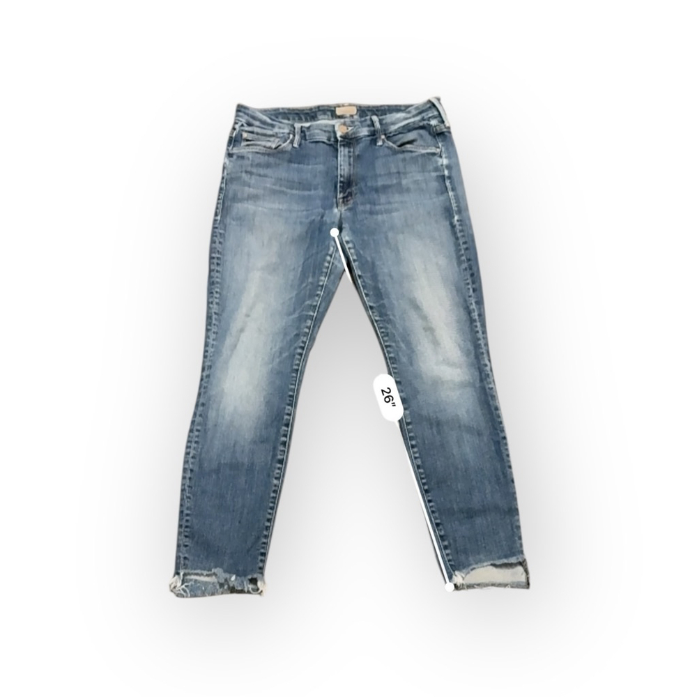 MOTHER Women’s The Looker Ankle Can’t Leave It Alone Wash Cropped Raw Hem 30 - Picture 5 of 12